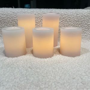 Battery powered, flickering candles warm the holiday season!